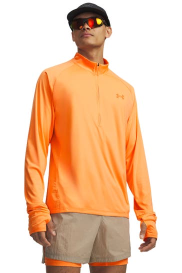UNDER ARMOUR 'Explor Trail' long-sleeved top, orange