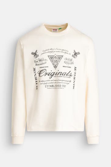 GUESS Sweatshirt ecru