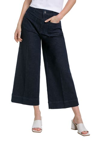 S.OLIVER BLACK LABEL Jeans dunkelblau flared