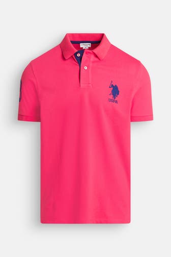 U.S. POLO ASSN. Polo-Shirt koralle