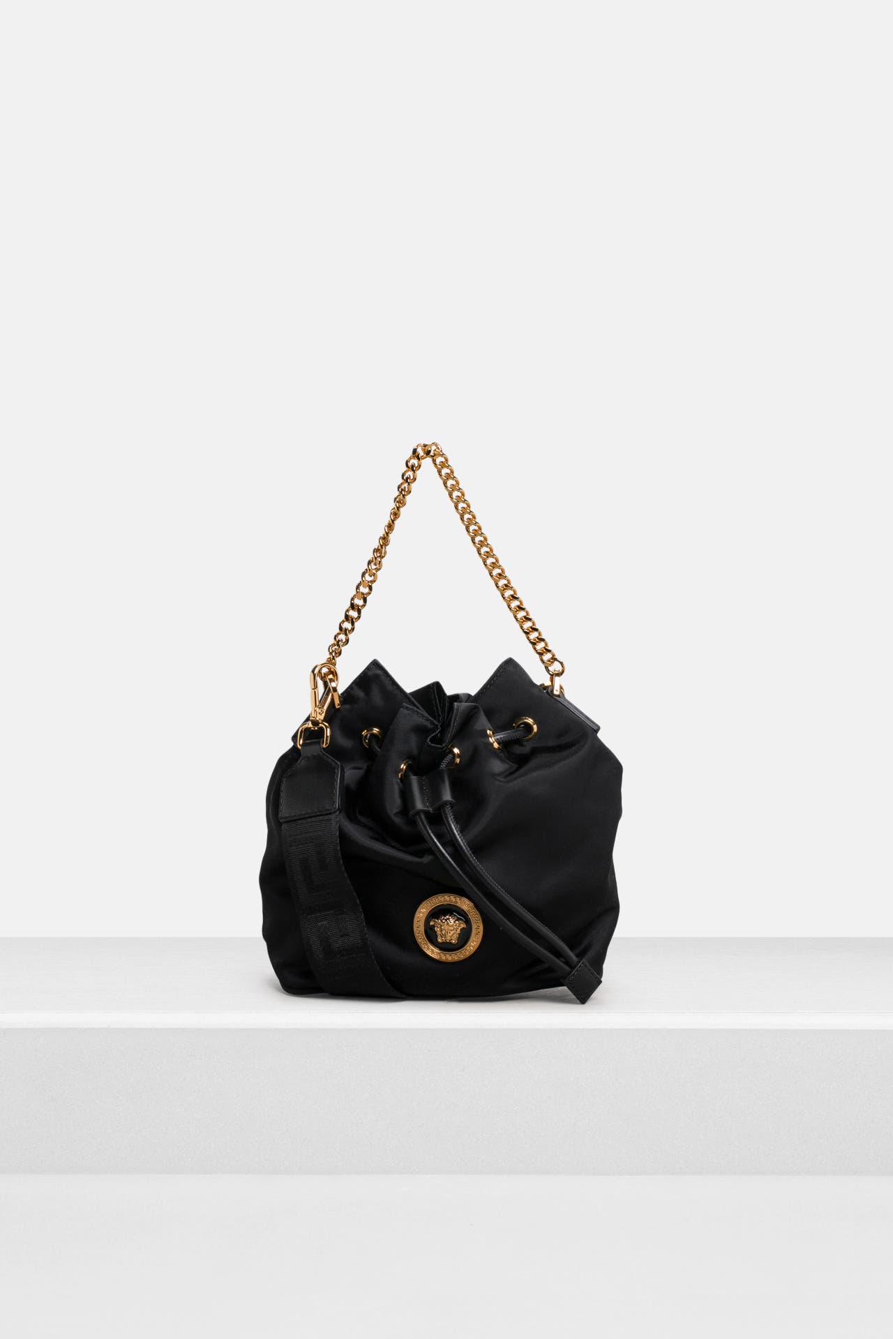 VERSACE Beuteltasche schwarz, Bild 1