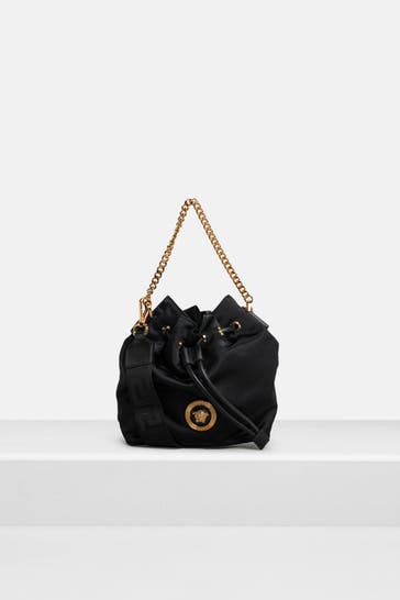 VERSACE Beuteltasche schwarz