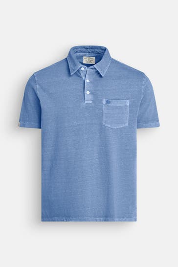 SUPERDRY Polo-Shirt taubenblau