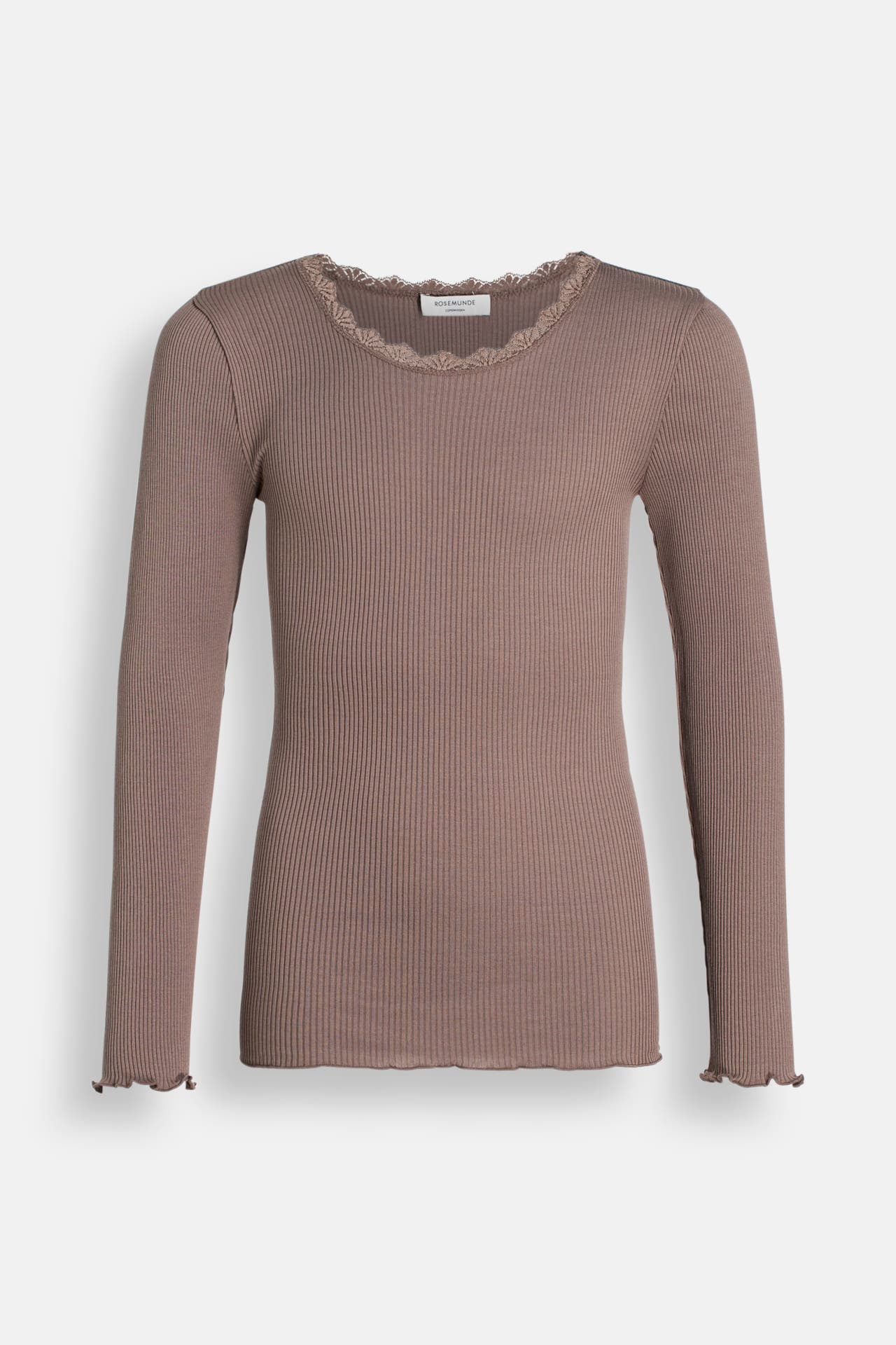ROSEMUNDE Seidenmix-Longsleeve braun, Bild 1