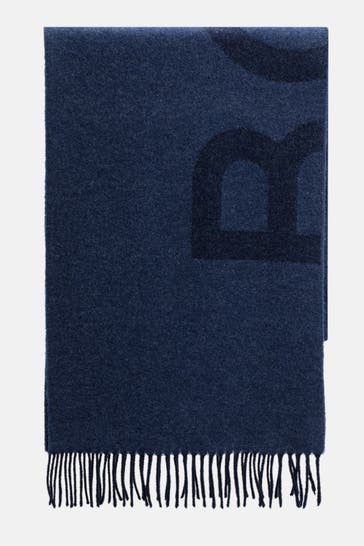 BOGNER Wollschal marine