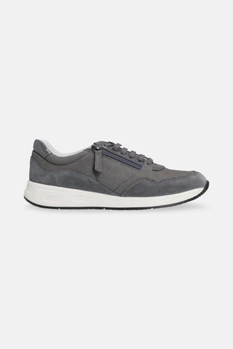GEOX Leder-Sneaker 'Bulmya' grau