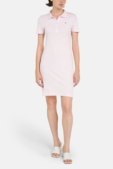 TOMMY HILFIGER Polo-Kleid rosa