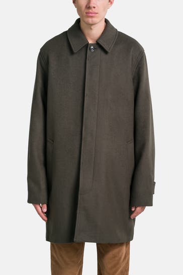 SAMSØE & SAMSØE Wollmix-Mantel khaki