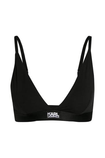 KARL LAGERFELD Triangel-BH schwarz
