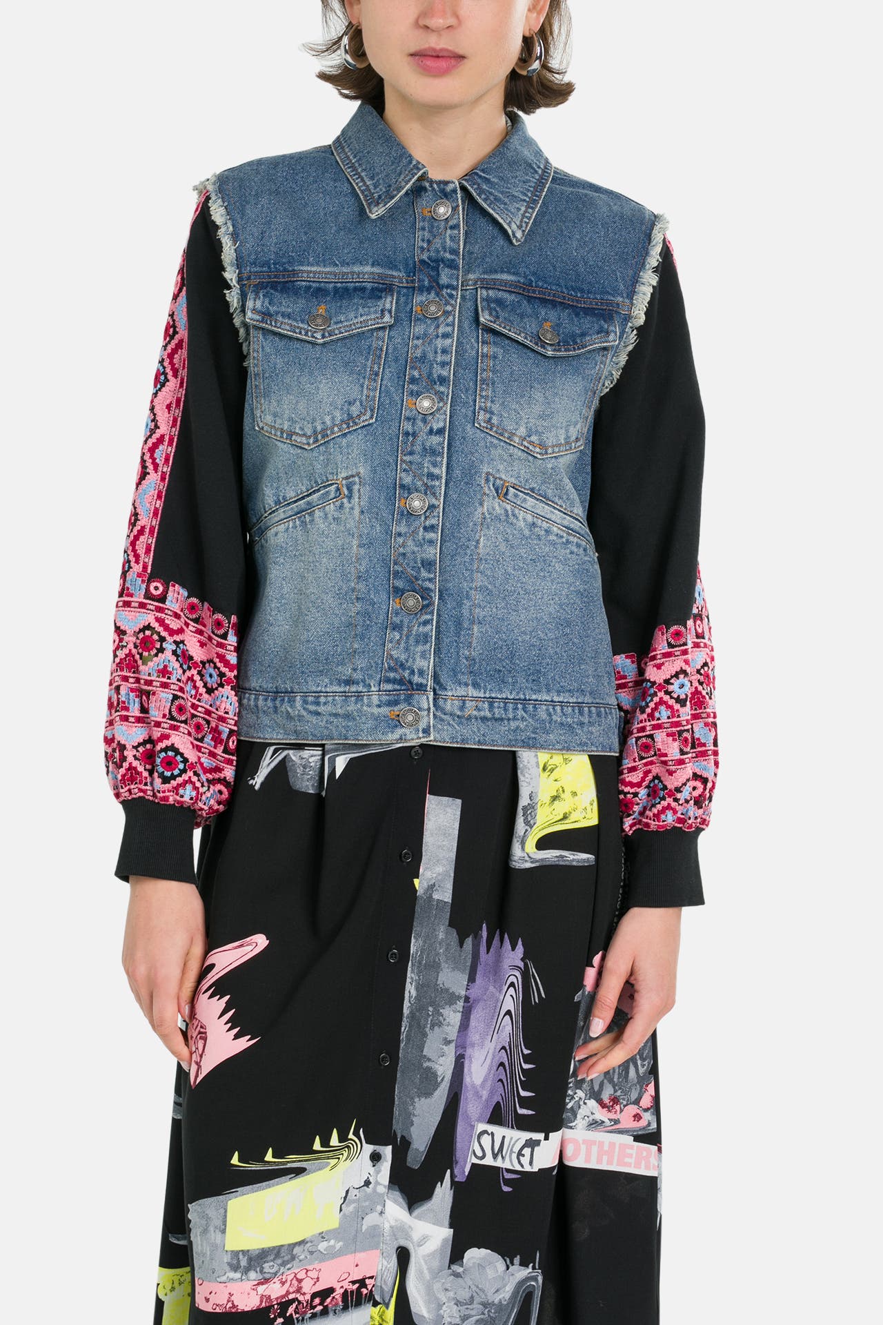 DESIGUAL Jeansjacke 'Jan' gemustert, Bild 1