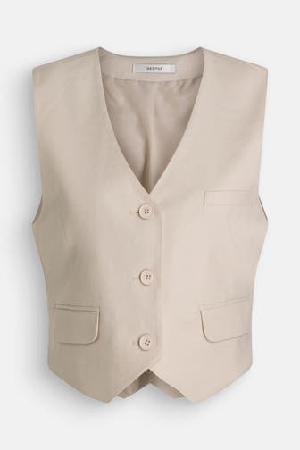 GESTUZ Anzugsweste beige
