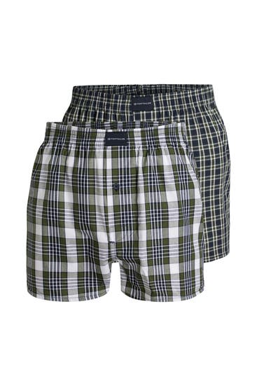 TOM TAILOR - 2er-Pack Boxer Shorts kariert