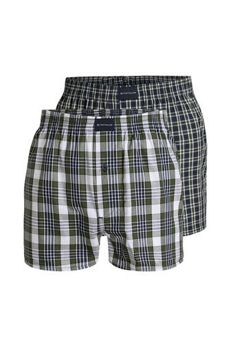TOM TAILOR 2er-Pack Boxer Shorts kariert