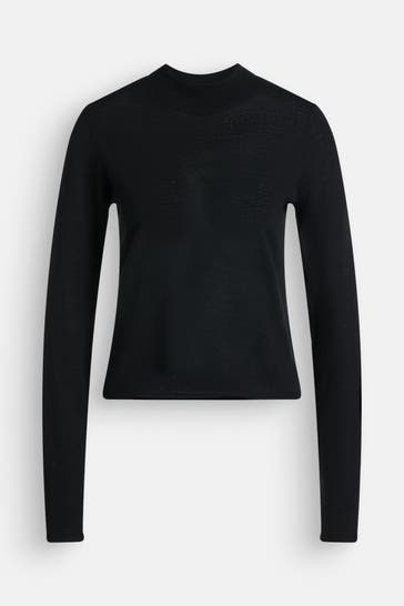 7 FOR ALL MANKIND Kaschmir-Pullover schwarz