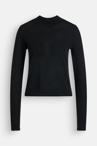 7 FOR ALL MANKIND Kaschmir-Pullover schwarz