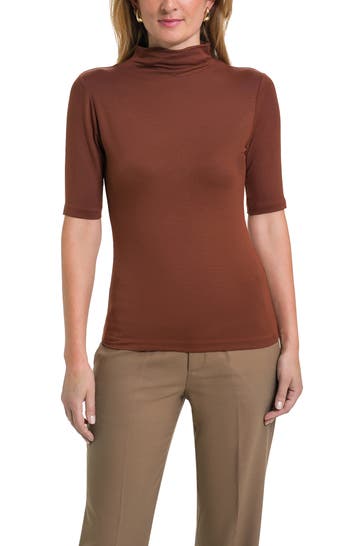 BOSS T-Shirt 'Etikat' braun