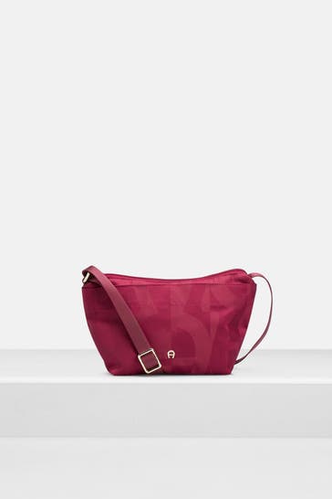 AIGNER Umhängetasche burgunder