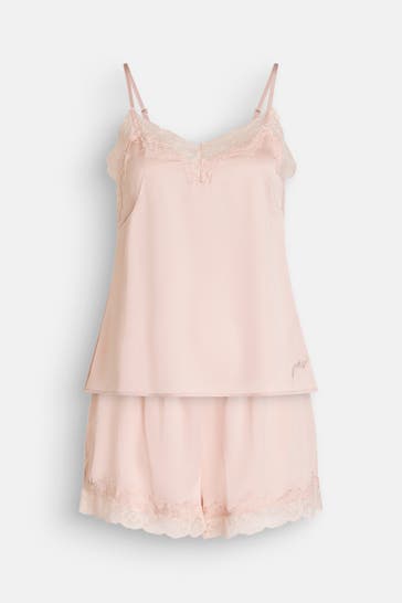 GUESS Satin-Pyjama altrosa