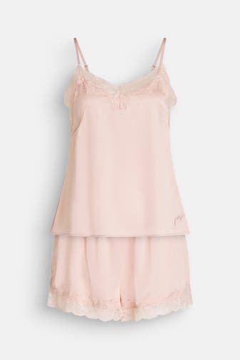 GUESS Satin-Pyjama altrosa