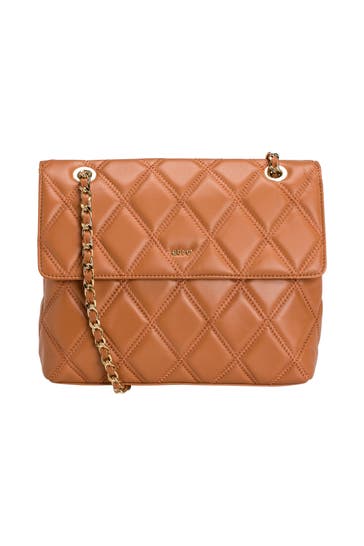 ABRO Umhängetasche 'Romby' cognac