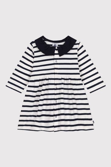 PETIT BATEAU Kleid gestreift