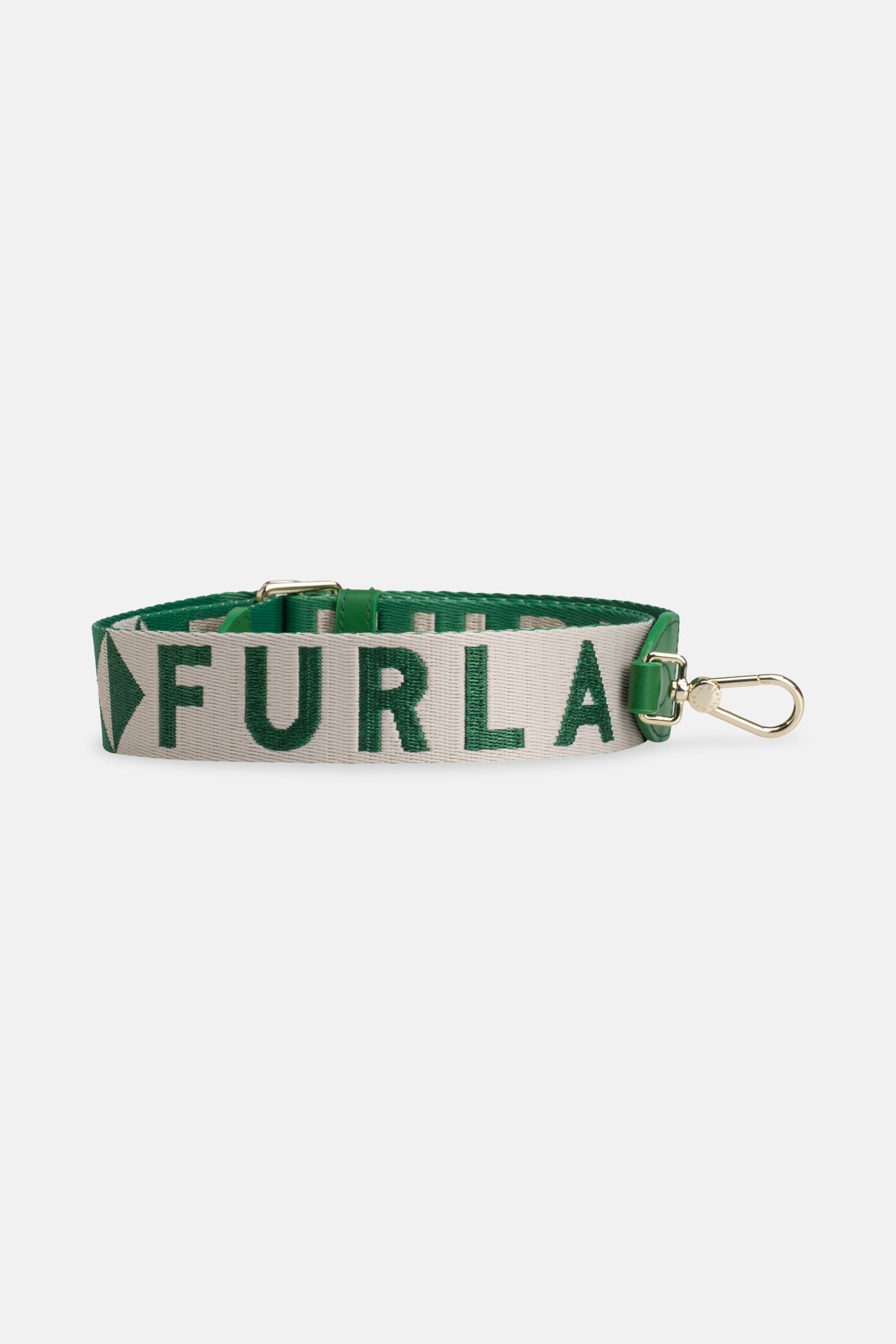 FURLA Schulterriemen grün-offwhite, Bild 1