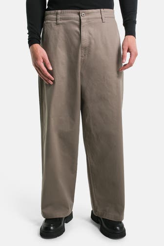 CALVIN KLEIN Baggy-Hose taupe
