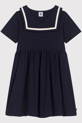 PETIT BATEAU Jerseykleid schwarz