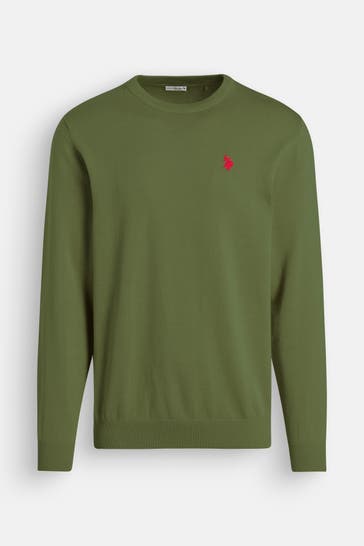 U.S. POLO ASSN. Strickpullover khaki