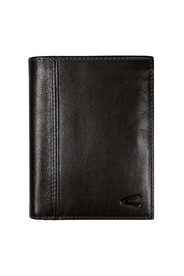 CAMEL ACTIVE Ledergeldbörse 'Pine High' schwarz