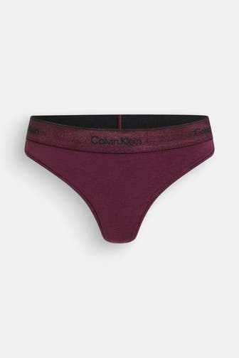 CALVIN KLEIN String aubergine