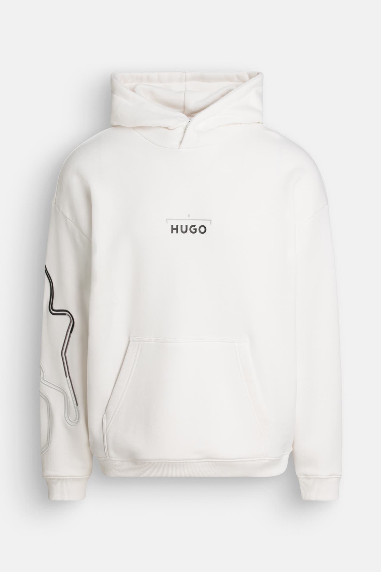 HUGO Hoodie 'Doad' weiß, Bild 1