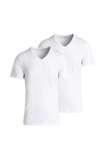 BUGATTI 2er-Pack T-Shirt weiß