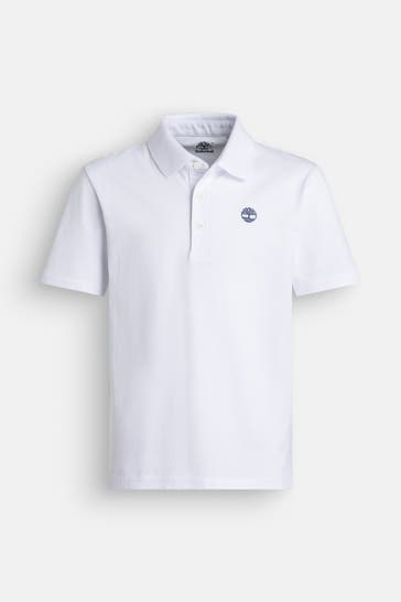 TIMBERLAND Polohemd weiß