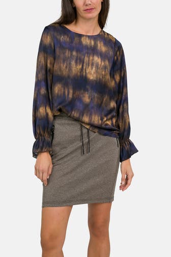 CARTOON Blusenshirt gemustert