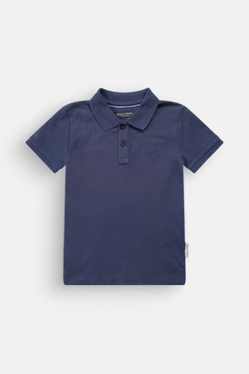 MARC O'POLO Polo-Shirt graublau