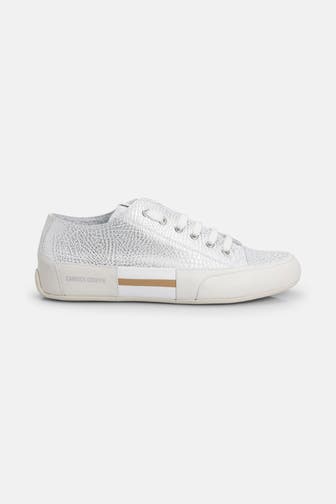 CANDICE COOPER Ledersneaker 'Rock Patch S' silber