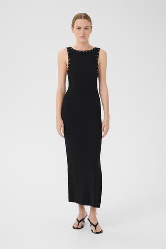 GESTUZ Maxikleid schwarz