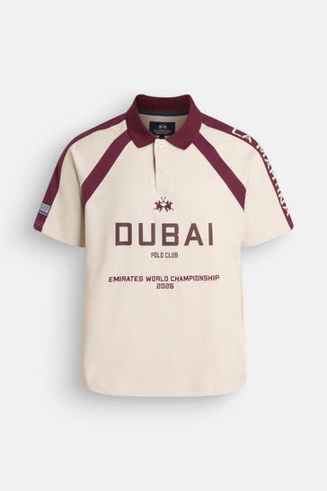 LA MARTINA Polo-Shirt zweifarbig