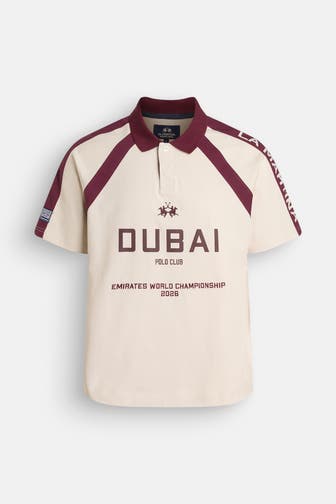 LA MARTINA Polo-Shirt zweifarbig