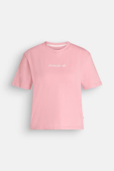 GUESS T-Shirt altrosa