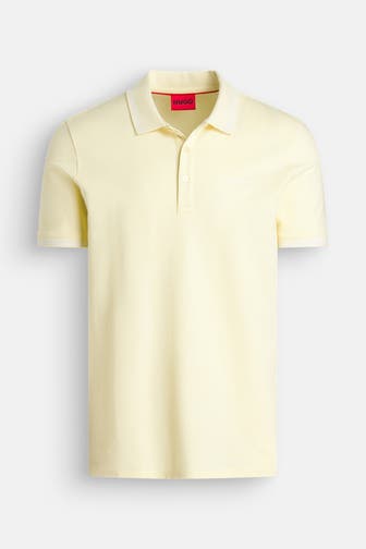 HUGO Polo-Shirt hellgelb
