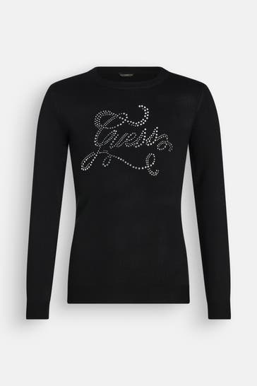 GUESS Longsleeve schwarz