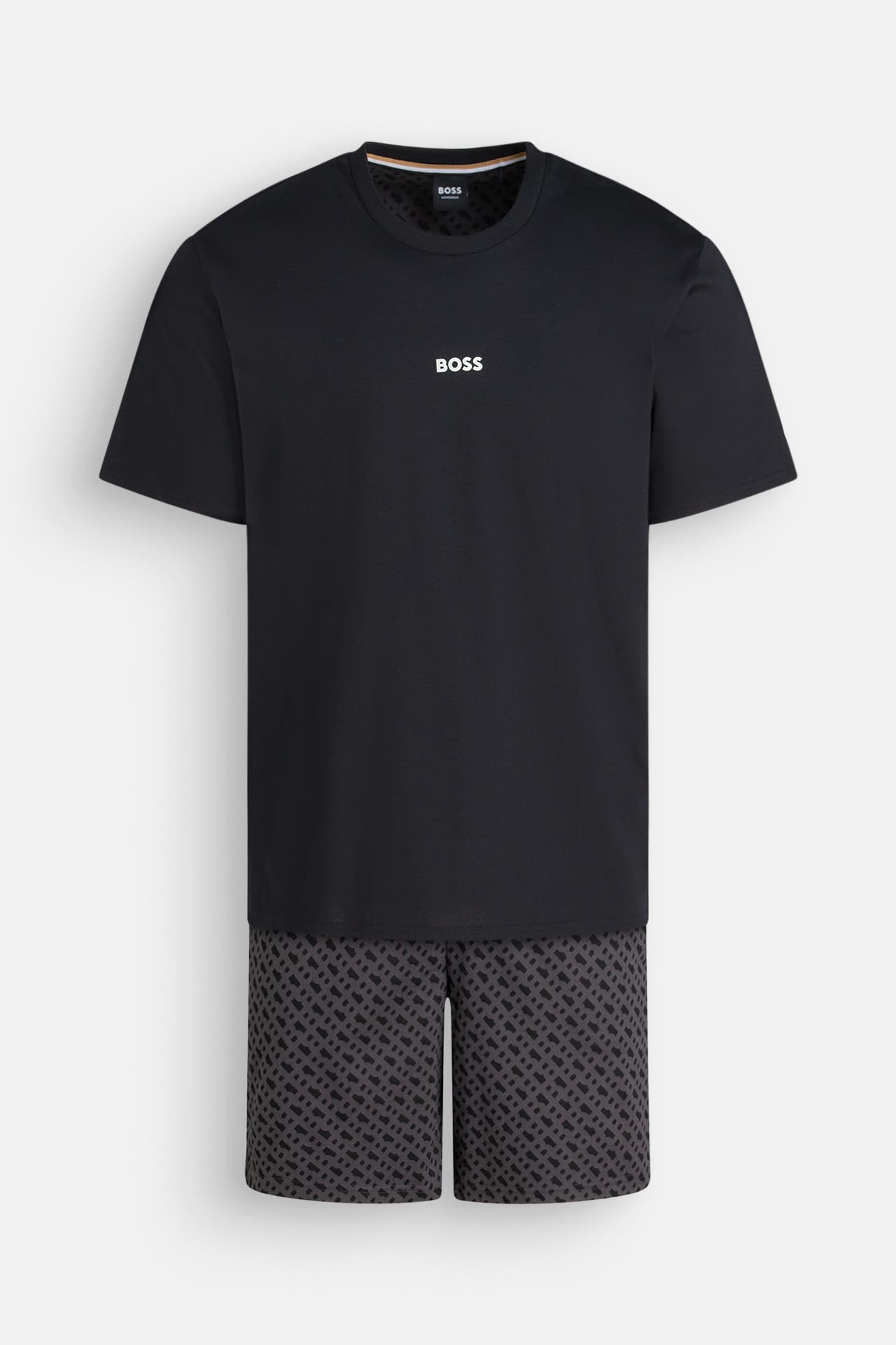 BOSS Pyjama schwarz gemustert, Bild 1
