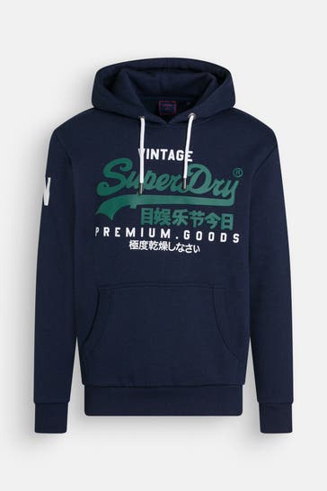SUPERDRY Hoodie dunkelblau