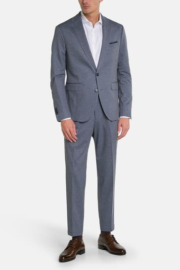 CINQUE 'Cidata' suit, smoky blue mottled