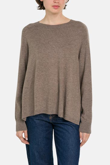 0039 ITALY Strickpullover 'Nikita' braun