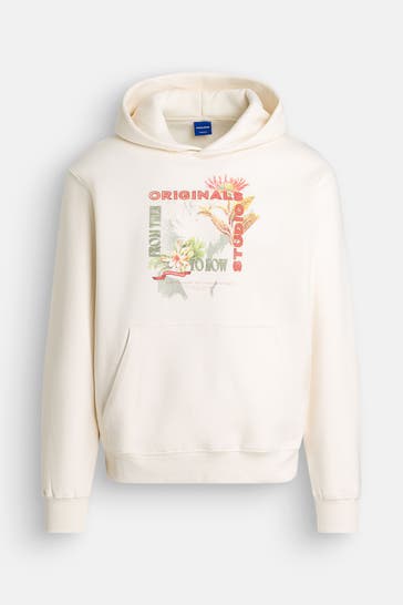 JACK & JONES Hoodie creme
