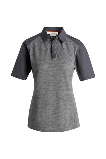 ICEBREAKER Polo-Shirt grau