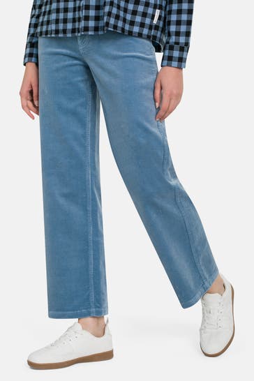 MARC O'POLO DENIM Cord-Stoffhose blau